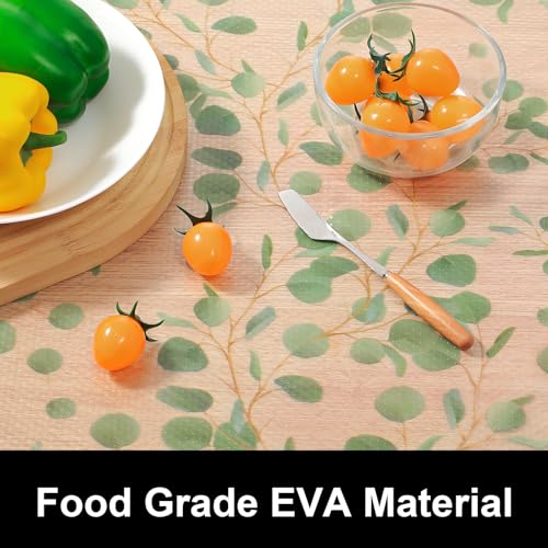 Cooyes Shelf and Drawer Liners for Kitchen Cabinets, Non Adhesive Liner - color: Eucalyptus Green, size: 11.8"W x 360"L