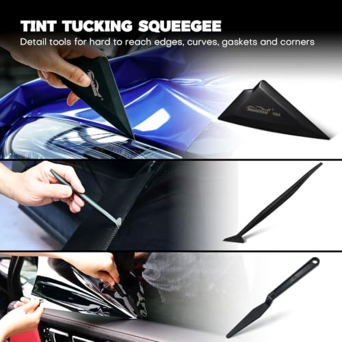NEWISHTOOL Car Window Tint Tools Kit Vinyl Wrap Tool PPF Squeegee