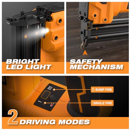 Freeman 20V Cordless 2-in-1 Nailer Kit – 1500 Shots/Charge | PE20VBR9032