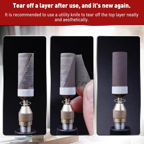 2000 Grit Sanding Stick,10 Pcs Sanding Drums for Dremel Rotary Tool - size: 2000 Grits