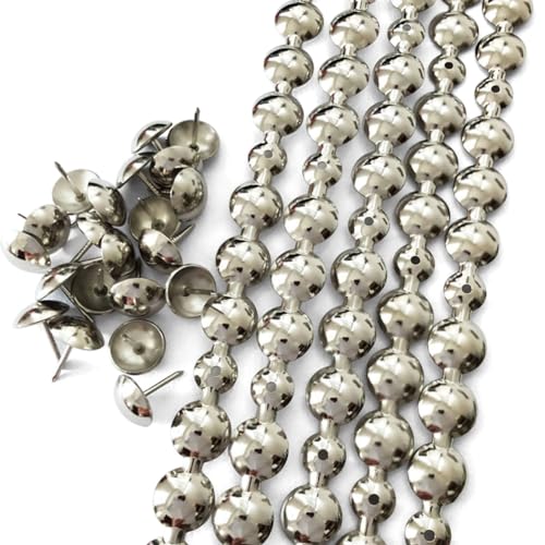 5Meters Upholstery Tacks Strips/Decorative Nail Trims(16mm Nickel) - color: 16mm Nickel