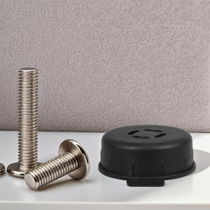 Artibetter 6pcs Hidden Caster Wheels for Furniture Space Saving Replacement Rollers for Chairs Desks Beds Tables Silent Smooth Mobility for Bedroom and Office Use