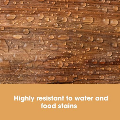Furniture Clinic Pure Tung Oil for Wood 17 oz + Wood Cleaner 8.5 oz | Cleans Furniture, Shelves, Tables, Barstools & Other Surfaces | Non-Toxic Food Grade Water Resistant Tung Oil