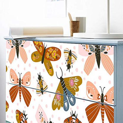 Self-Adhesive Dresser Sticker, Peel and Stick Furniture Stickers/Decals, Removable Furniture Skin (004, MALM)… - color: Md004, size: MALM