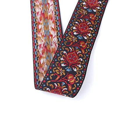 Vintage Jacquard Ribbon, 2-Inch Wide