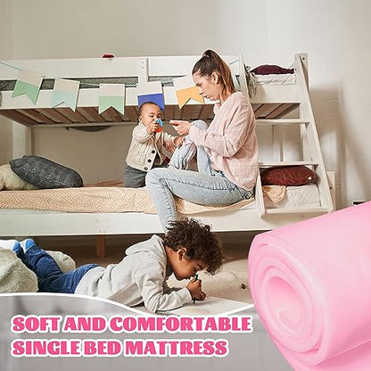 Amylove 1 Pack Upholstery Foam Sheet, 1/2" X 24" X 72", Pink - color: Pink, size: 1/2" X 24" X 72"