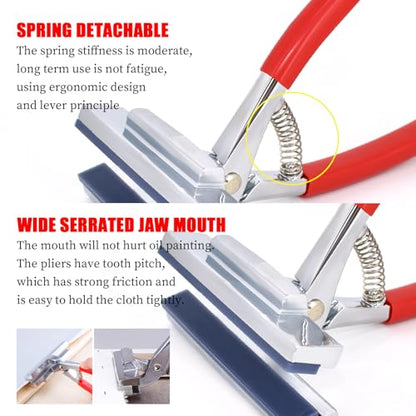 Canvas Pliers and Staple Remover Set Canvas Stretching Pliers