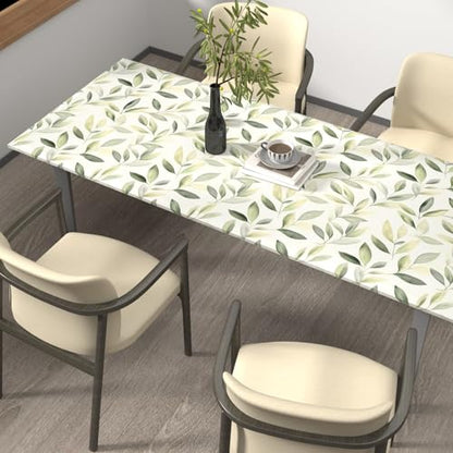 Laatse Light Green Yellow Leaf Floral Wallpaper Peel and Stick 17.5"x393" - color: Light Green, size: 17.5" x 393"