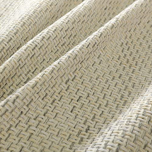 OctoRose Thick Linen Beige, 1 Yard (36x59 inch) Upholstery Sewing Fabrics for Sofa, Futon, Box Cushion, Daybed Mattress, Bench, Ottoman Cut by The Yard (Linen-Beige, 1 Yard) - color: Linen-beige