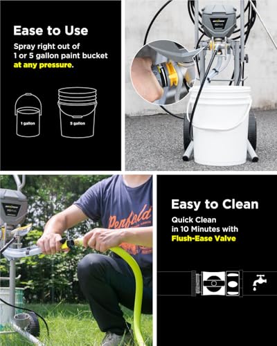 InoKraft MaXpray M3 Cart Airless Paint Sprayer, 3300 PSI 0.33 GPM - size: M3 – Pro Cart-0.33 GPM