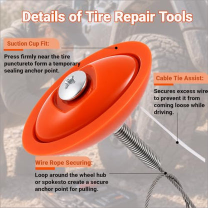 Sidewall Slug, Sidewall Tire Repair Kit, Puncture Side Wall Slug