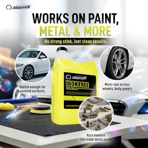 Nanoskin IRON FREE Paint for Wheels & Glass Decontamination, 16 Oz - size: 16 Fl Oz (Pack of 1)