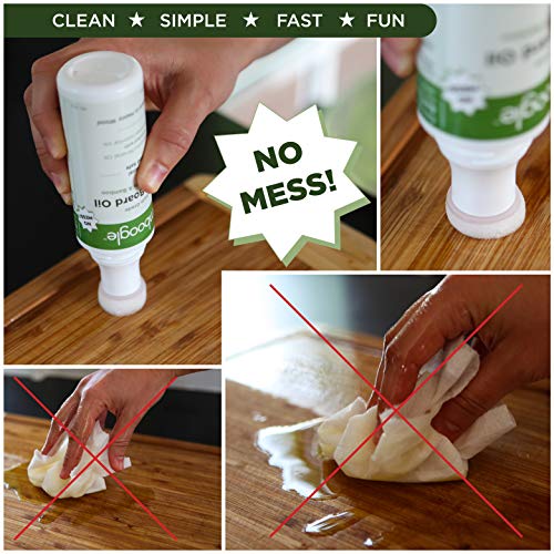 Food Grade Mineral Oil For Cutting Boards - No Mess Cutting Board Oil With Easy Applicator