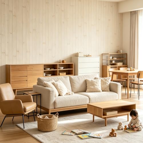 YENHOME Bamboo Wood Contact Paper for Cabinet Peel and Stick Wood Wallpaper - size: 17.7" x 276"
