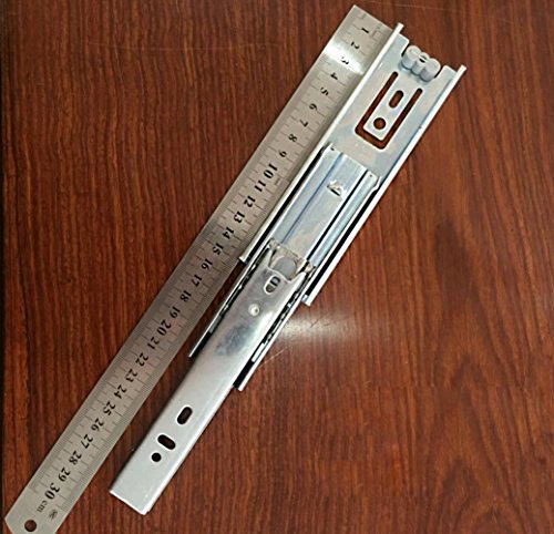 6 inch Length Full Extension Drawer Slides Telescopic Ball Bearing Slide Rail for Furniture 1 Pair (Pack of 2) - size: 6 Inch (Pack of 2)