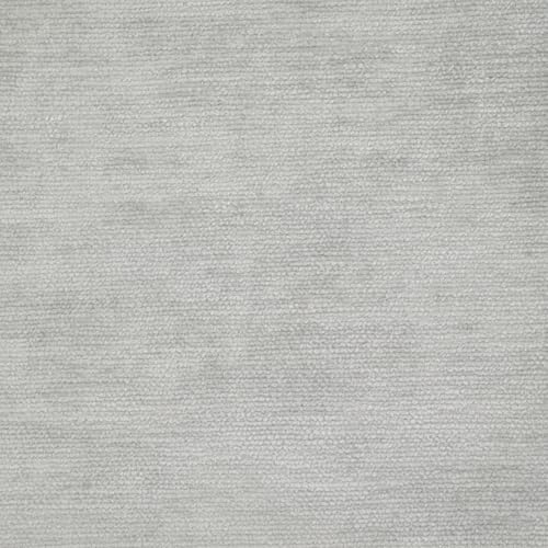 Kinsley Fabrics Whisper Fog 1 Yard - Water Cleanable Stain Resistant, 100% Polyester, Alta Finish, 55" Width, Non-Directional, Jacquard Weave, Durable Upholstery Fabric - color: Fog, size: 1 yard