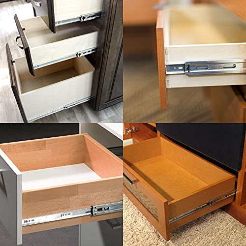 12 Inch Drawer Slides, 0.7" Wide, Pack of 2 - color: Style 1, size: 12" - 2PCS