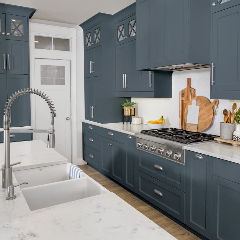 Giani Nuvo Cabinet Paint, Oxford Blue (Quart) - color: Oxford Blue, style: Quart