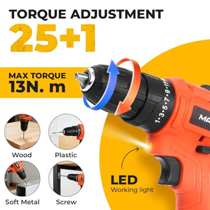152 Piece Basic Tool Set, Portable Tool Box with 12V Cordless Drill, Home Repair Hand Tool Kit, General Household Drill Set, Toolbox with Storage Case for Homeowner, Handyman, Women, Men - size: 152PCS