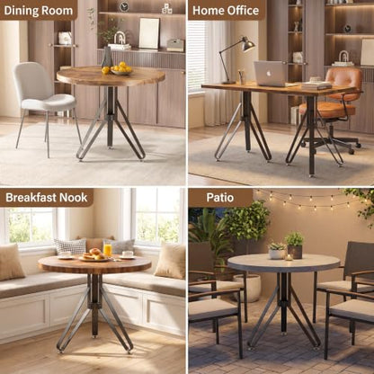 Metal Table Base with Suction Cups - color: Pitch Black