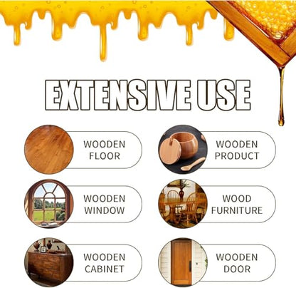 2PCS Natural Beeswax Spray, Beeswax Spray Cleaner, Furniture Polish,The Original Furniture Polish for living rooms,kitchens,wood furniture floors