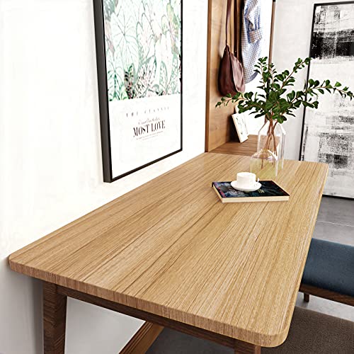 VEELIKE 15.7''x118'' Natural Brown Wood Contact Paper Peel and Stick Countertops Waterproof Wood Wallpaper for Cabinets Table Furniture Self Adhesive Removable Woodgrain Contact Paper for Countertops - size: 15.7" x 118"