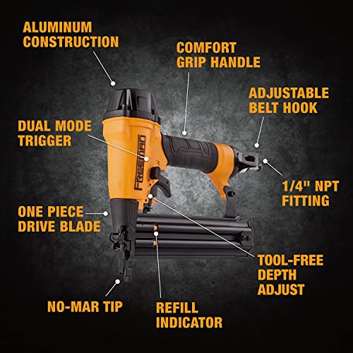 Freeman 2nd Generation Pneumatic 18-Gauge 2" Brad Nailer | G2BR50 - style: 2nd Generation 18 Gauge Brad Nailer