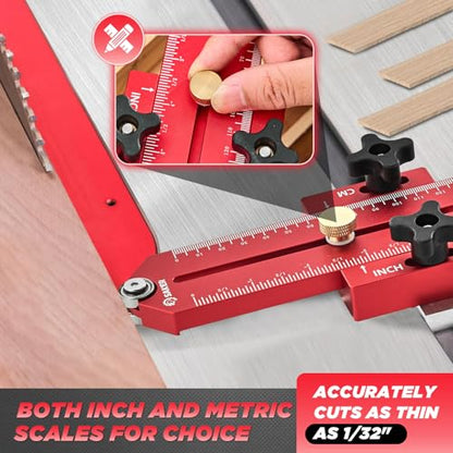Saker Contour Gauge Duplication 5inch+10inch and Saker Thin Rip Jig Table Saw Jig Guide