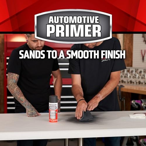 Rust-Oleum 249419 Automotive Sandable Primer Spray, 12 oz, Red - color: Red, size: 12 fl oz (Pack of 1)