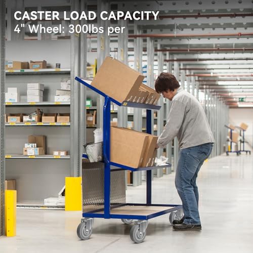 4'' Caster Wheels, Non-Marking Rubber Wheels for Cart Furniture, Set of 4 Industrial Wheel with 1200lbs Capacity (4 Wheel) - style: 4 inch Wheel
