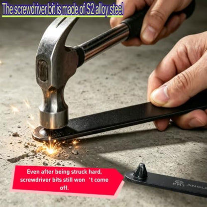 3PC Ultra Low Right Angle Offset Screwdriver Set(PH1, PH2, SL6)