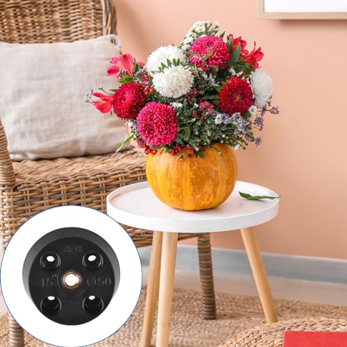 INCREWAY 3PCS ABS Plastic Coffee Table Leg Connection Base,15 Degree Angled Plastic Table Leg Mounting Hardware