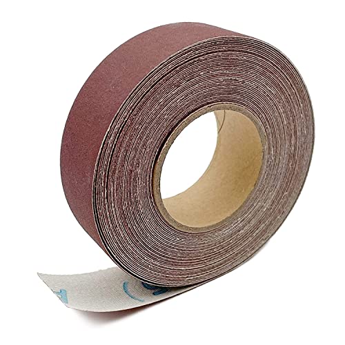 400 Grit Continuous Sandpaper Roll 1" x 26 Feet Emery Cloth Aluminium Oxide Abrasive Sandpaper Roll Drum Sander Sandpaper Rolls for Wood Furniture Finishing Metal Sanding Automotive Polishing - style: 400-grit