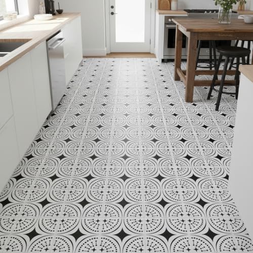 2-Pack 12" x 12" Boho Star Dot Stencils for Painting Floor, Tile, Patio