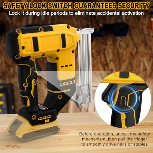 18 Gauge Cordless Brad Nailer for Dewalt 20V MAX Battery (No Battery)