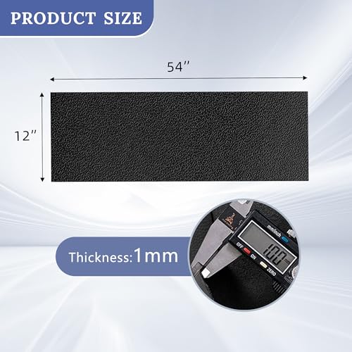 Black Faux Leather,Marine Vinyl Fabric,Pleather Sheets for Crafts. - color: Shiny Black, size: 1/3 Yard