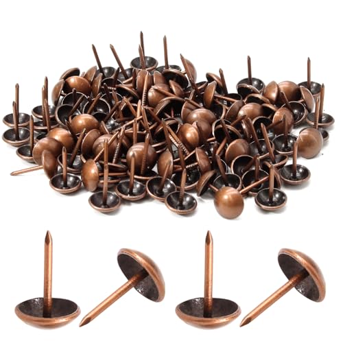 Copper Antique Upholstery Tacks 200Pcs - color: Copper