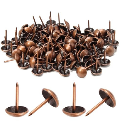 Copper Antique Upholstery Tacks 200Pcs - color: Copper