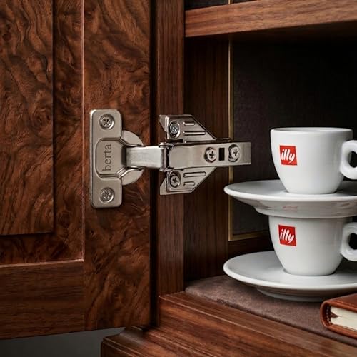 2-Pack Full Overlay Face Frame Soft-Close European Hinges - size: 2 Pack