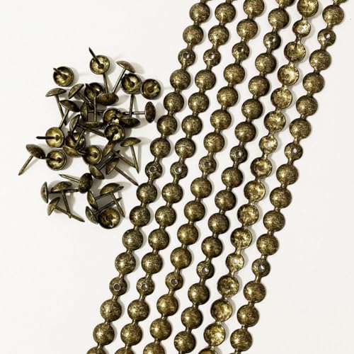 5Meters Upholstery Tacks Strips/Decorative Nail Trims(9.5mm Antique) - color: 9.5mm Antique