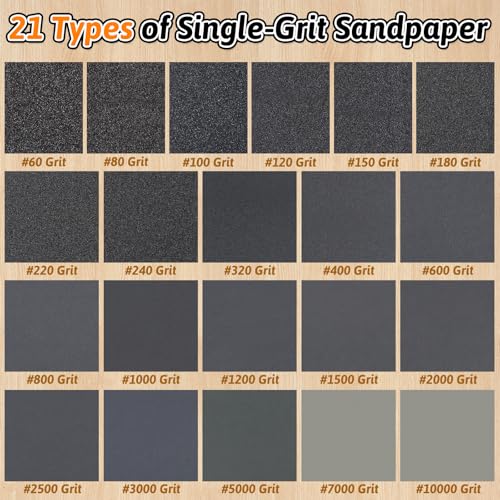 30 PCS Wet Dry Sandpaper 100 Grit Sheets for Polishing & Finishing - color: 100G, size: 9x3.6 Inch