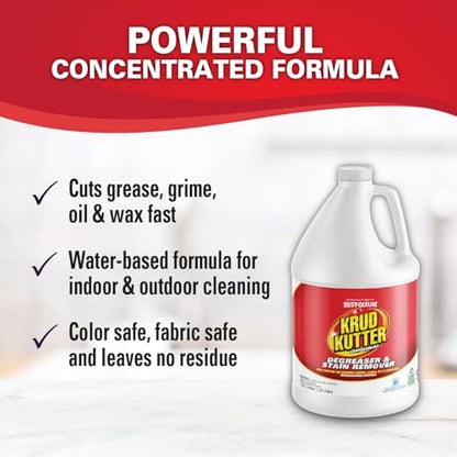 Krud Kutter Original Concentrated Cleaner Degreaser, 1 Gallon