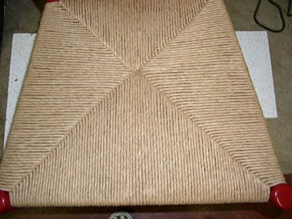 Fibre Rush Seating Kit with Full Color Instructions by Ed Hammond, 350' Coil of 5/32 Fiber Rush Kraft Brown, Plus a Peg and a Wedge (5/32 (350')