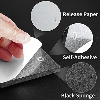 6 Pack Black Foam Sander Pad Replacement