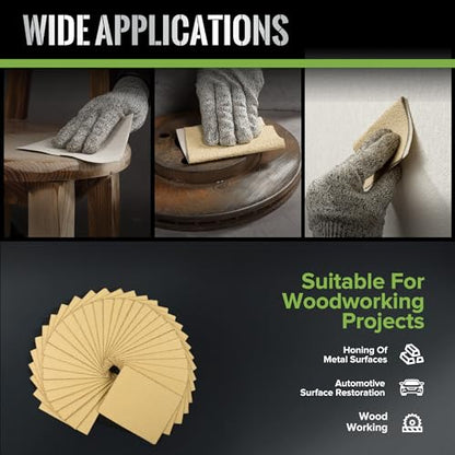 1/4 Sheet Sandpaper 4.5 x 5.5 Inch Palm Sander Paper 30PCS 60 Grit Sanding Sheets for Palm Sanders Sand Paper for Woodworking,Automotive,Metal - style: 60grit