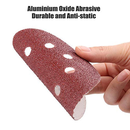 110-Pack 5 Inch 8 Hole Sanding Discs, 40-1000 Grit Hook and Loop Sandpaper - style: 110PCS (40-1000 Grit)