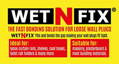 WETNFIX (20 Discs) - Fixing Wall Plugs Fast! No Need to Fill or redrill.