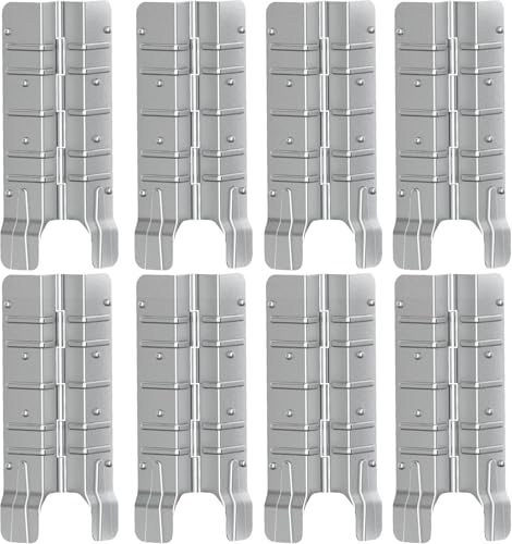 8" Pallet Collar Hinges for Raised Garden Bed Brackets 8 PCS – Heavy Duty Corner Connectors for Stackable Wooden Raised Flower Beds, Storage Boxes Corner Brackets with Removable Pin
