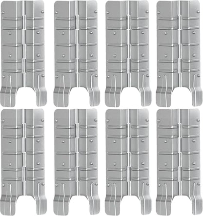 8" Pallet Collar Hinges for Raised Garden Bed Brackets 8 PCS – Heavy Duty Corner Connectors for Stackable Wooden Raised Flower Beds, Storage Boxes Corner Brackets with Removable Pin