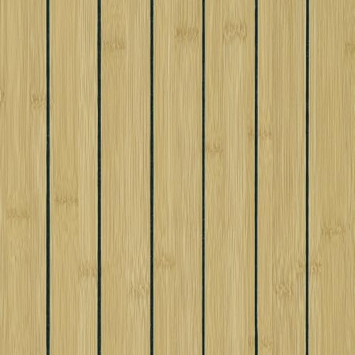 CHIHUT Natural Bamboo Faux Wood Grain Peel and Stick Wood Slat Wall Panels 12"x79" Acoustic Flexible Thick 3D Foam Wood Paneling for Kitchen Island Textured Renter Friendly Wall Covering Panels - color: Natural Bamboo-12"x79"